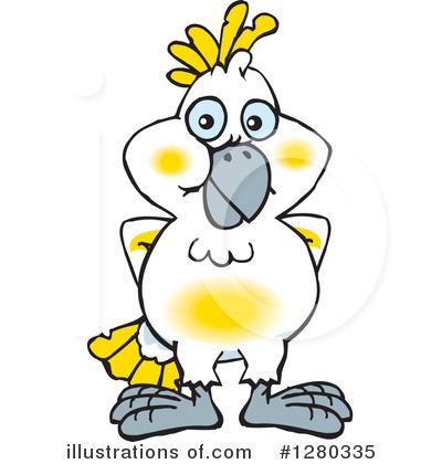Royalty-Free (RF) Cockatoo Clipart Illustration by Dennis Holmes Designs - Stock Sample #1280335