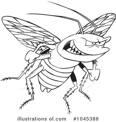 Cockroach Clipart #1045388 by toonaday