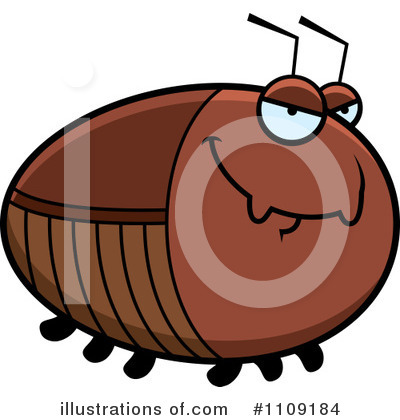 Royalty-Free (RF) Cockroach Clipart Illustration by Cory Thoman - Stock Sample #1109184