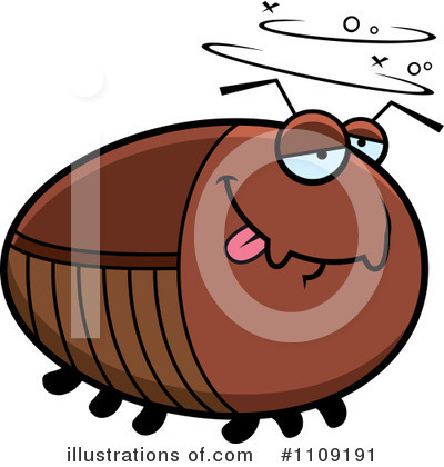 Royalty-Free (RF) Cockroach Clipart Illustration by Cory Thoman - Stock Sample #1109191