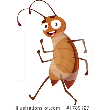 Royalty-Free (RF) Cockroach Clipart Illustration by Vector Tradition SM - Stock Sample #1789127
