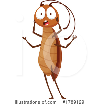 Royalty-Free (RF) Cockroach Clipart Illustration by Vector Tradition SM - Stock Sample #1789129