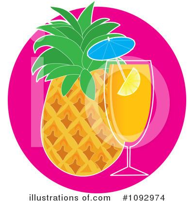 Royalty-Free (RF) Cocktail Clipart Illustration by Maria Bell - Stock Sample #1092974