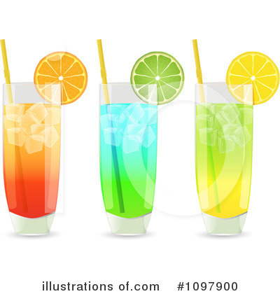 Royalty-Free (RF) Cocktail Clipart Illustration by elaineitalia - Stock Sample #1097900