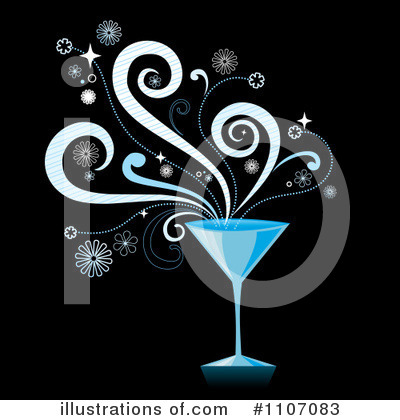 Martinis Clipart #1107083 by Amanda Kate