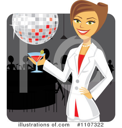Martinis Clipart #1107322 by Amanda Kate