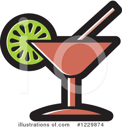 Royalty-Free (RF) Cocktail Clipart Illustration by Lal Perera - Stock Sample #1229874