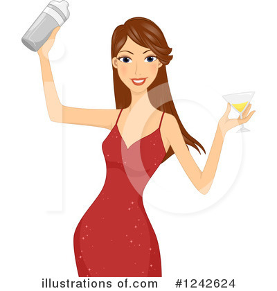 Royalty-Free (RF) Cocktail Clipart Illustration by BNP Design Studio - Stock Sample #1242624