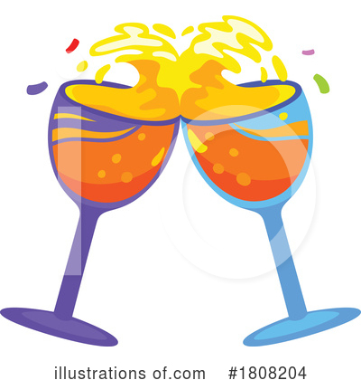 Cocktails Clipart #1808204 by Vector Tradition SM