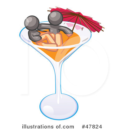 Royalty-Free (RF) Cocktail Clipart Illustration by Leo Blanchette - Stock Sample #47824