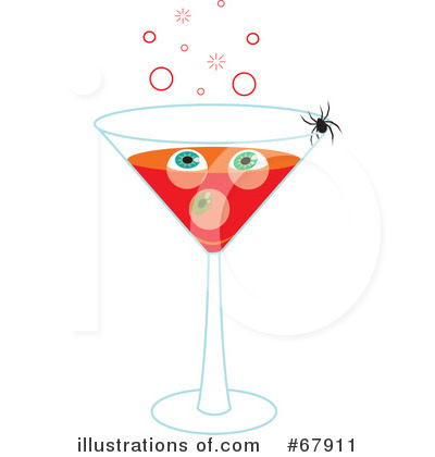 Royalty-Free (RF) Cocktail Clipart Illustration by Rosie Piter - Stock Sample #67911