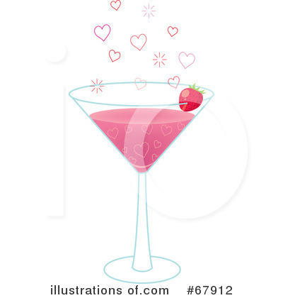 Royalty-Free (RF) Cocktail Clipart Illustration by Rosie Piter - Stock Sample #67912