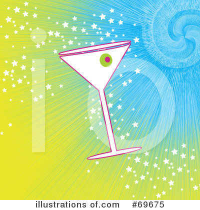 Royalty-Free (RF) Cocktail Clipart Illustration by MilsiArt - Stock Sample #69675