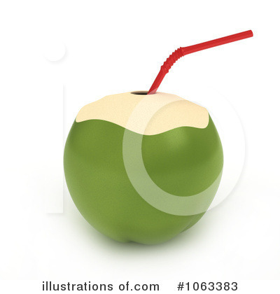 Royalty-Free (RF) Coconut Clipart Illustration by BNP Design Studio - Stock Sample #1063383