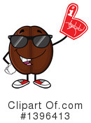 Coffee Bean Character Clipart #1396413 by Hit Toon