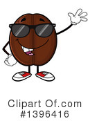 Coffee Bean Character Clipart #1396416 by Hit Toon