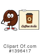 Coffee Bean Character Clipart #1396417 by Hit Toon