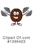 Coffee Bean Character Clipart #1396423 by Hit Toon