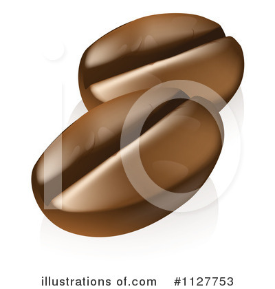 Royalty-Free (RF) Coffee Bean Clipart Illustration by AtStockIllustration - Stock Sample #1127753