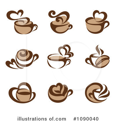 Royalty-Free (RF) Coffee Clipart Illustration by elena - Stock Sample #1090040