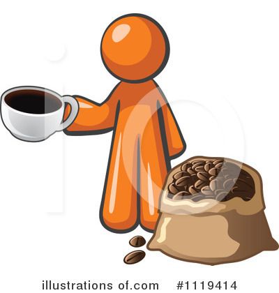 Royalty-Free (RF) Coffee Clipart Illustration by Leo Blanchette - Stock Sample #1119414