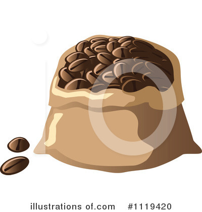 Royalty-Free (RF) Coffee Clipart Illustration by Leo Blanchette - Stock Sample #1119420