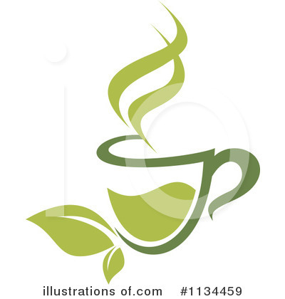 Green Tea Clipart #1134459 by Vector Tradition SM