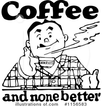 Royalty-Free (RF) Coffee Clipart Illustration by BestVector - Stock Sample #1156583