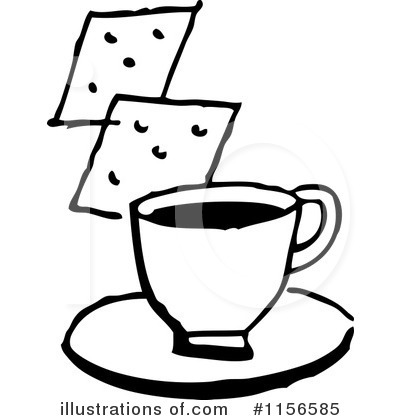 Royalty-Free (RF) Coffee Clipart Illustration by BestVector - Stock Sample #1156585