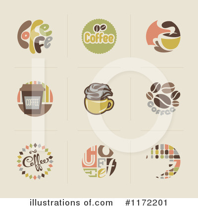 Coffee Logo Clipart #1172201 by elena