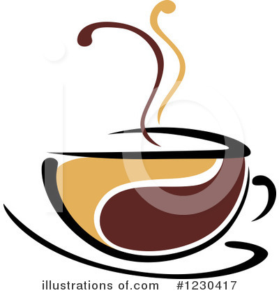 Coffee Clipart #1230417 by Vector Tradition SM