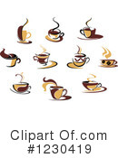 Coffee Clipart #1230419 by Vector Tradition SM