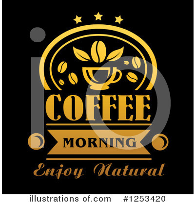Royalty-Free (RF) Coffee Clipart Illustration by Vector Tradition SM - Stock Sample #1253420