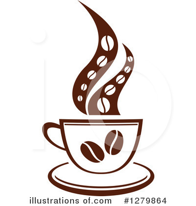 Royalty-Free (RF) Coffee Clipart Illustration by Vector Tradition SM - Stock Sample #1279864