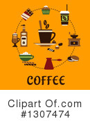 Coffee Clipart #1307474 by Vector Tradition SM