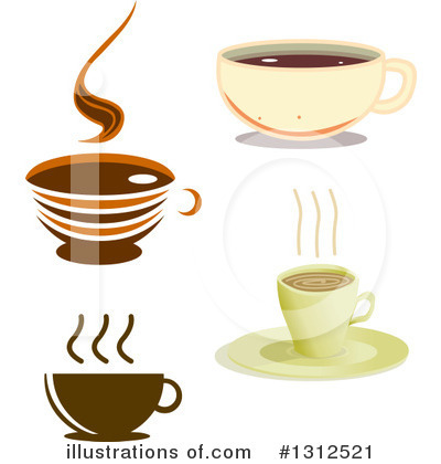 Royalty-Free (RF) Coffee Clipart Illustration by Liron Peer - Stock Sample #1312521