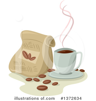 Coffee Beans Clipart #1372634 by BNP Design Studio