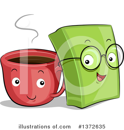 Book Character Clipart #1372635 by BNP Design Studio