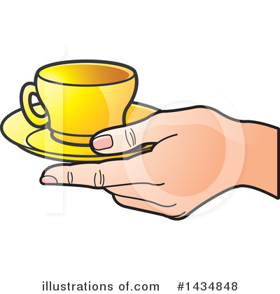 Tea Cup Clipart #1434848 by Lal Perera