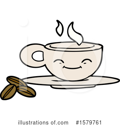 Royalty-Free (RF) Coffee Clipart Illustration by lineartestpilot - Stock Sample #1579761