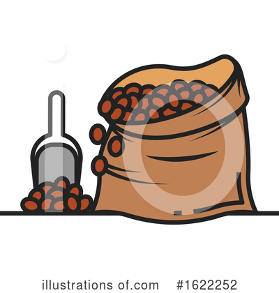 Coffee Beans Clipart #1622252 by Vector Tradition SM