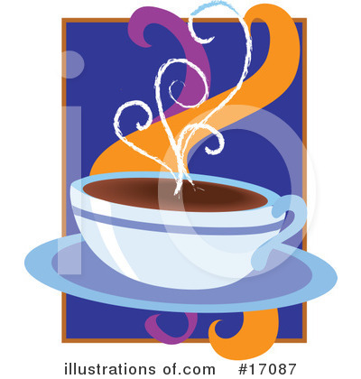 Royalty-Free (RF) Coffee Clipart Illustration by Maria Bell - Stock Sample #17087