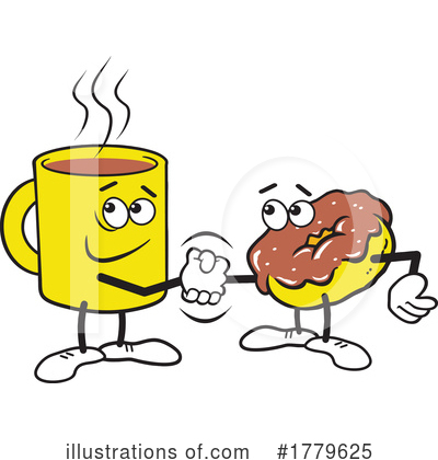 Donut Clipart #1779625 by Johnny Sajem