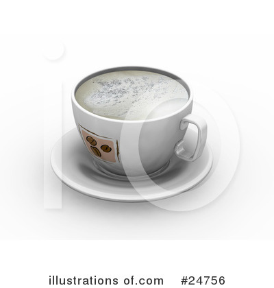 Royalty-Free (RF) Coffee Clipart Illustration by KJ Pargeter - Stock Sample #24756