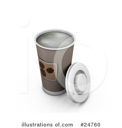 Royalty-Free (RF) Coffee Clipart Illustration by KJ Pargeter - Stock Sample #24760