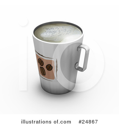 Royalty-Free (RF) Coffee Clipart Illustration by KJ Pargeter - Stock Sample #24867