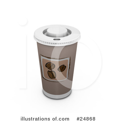 Royalty-Free (RF) Coffee Clipart Illustration by KJ Pargeter - Stock Sample #24868