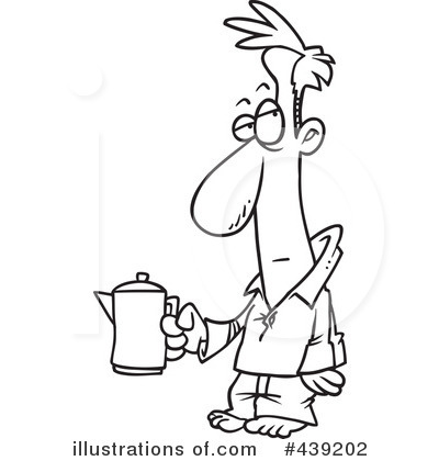 Royalty-Free (RF) Coffee Clipart Illustration by toonaday - Stock Sample #439202