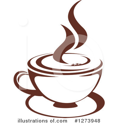 Royalty-Free (RF) Coffee Cup Clipart Illustration by Vector Tradition SM - Stock Sample #1273948