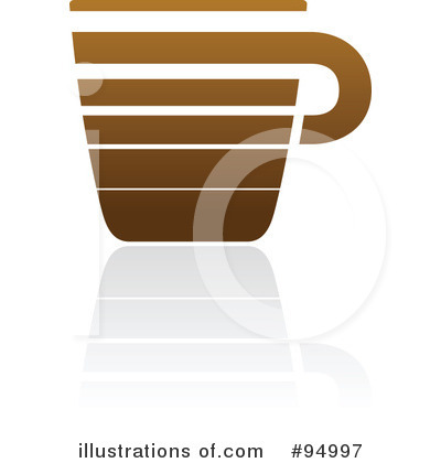 Royalty-Free (RF) Coffee Logo Clipart Illustration by elena - Stock Sample #94997